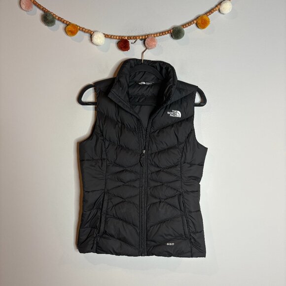 The North Face black 550 puffer down vest - Picture 1 of 6